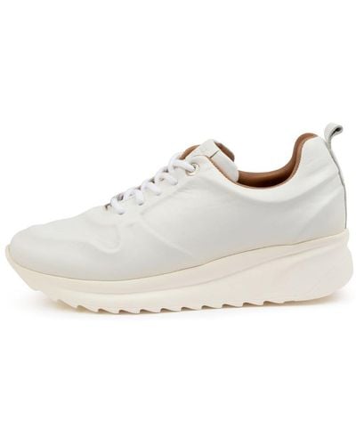 Eos Race Eo Leather Trainers - White