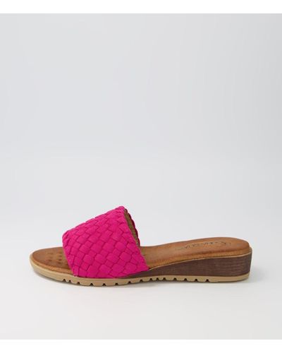 LAGUNA QUAYS Mango Lq Microsuede Sandals - Pink