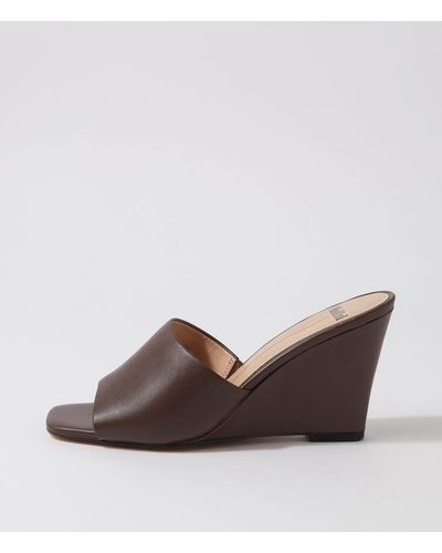 MOLLINI Kourtney Mo Leather Sandals - Brown