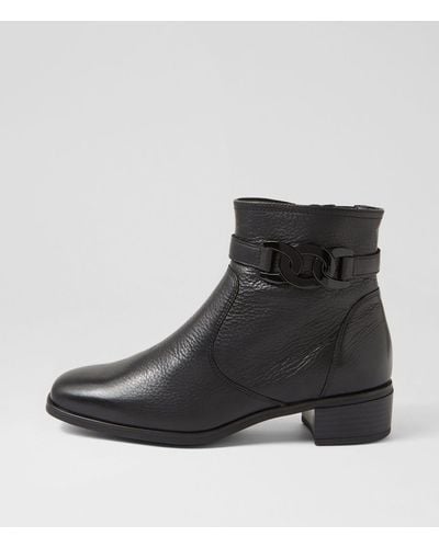 Ara Graz 03 Ar Leather Boots - Black