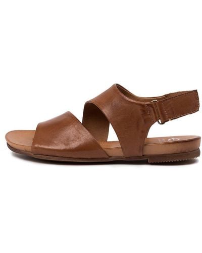 Eos Larnie W Eo Leather Sandals - Brown