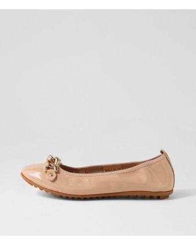 DJANGO & JULIETTE Berle Dj Patent Leather Shoes - Natural