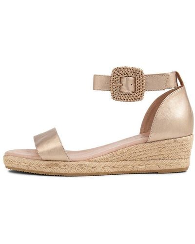 DJANGO & JULIETTE Sprout Djl Champagne Champagne Leather Buckle Champagne Champagne Sandals - Natural