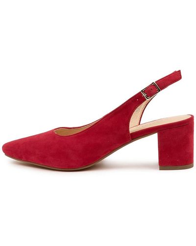 Diana Ferrari Lucine Df Suede Shoes - Red