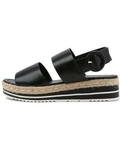 I LOVE BILLY Cation Il Smooth Sandals - Black