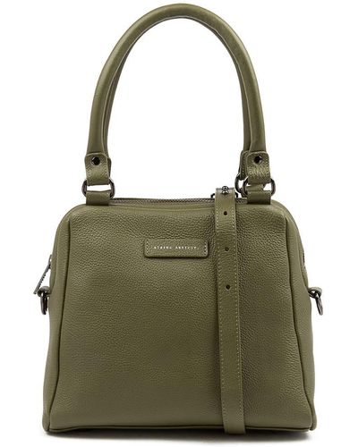 Status Anxiety Last Mountains Bag Ax Leather Bags - Green