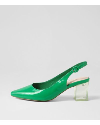 DJANGO & JULIETTE Hinnis Patent Leather Shoes - Green
