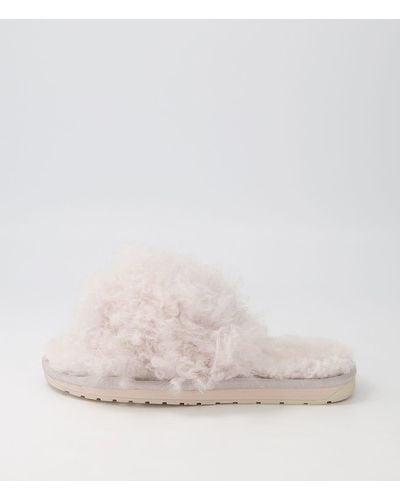 EMU W12766 Mayberry Curly Em Sheepskin Sandals - Natural