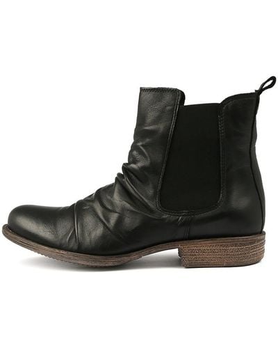Eos Willo W Leather Boots - Black