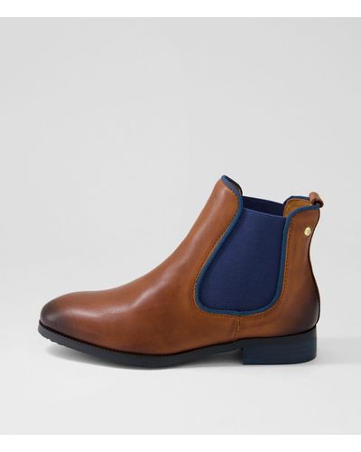 Pikolinos Royal 37 S Pn Leather Boots - Blue