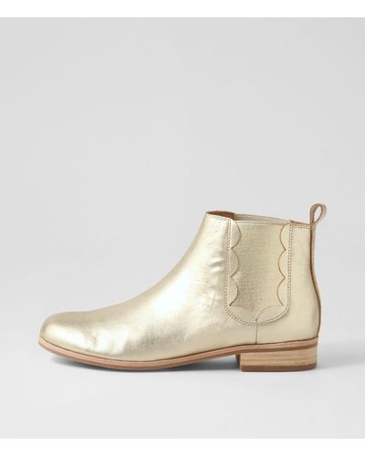 MOLLINI Quirk Mo Leather Boots - Natural