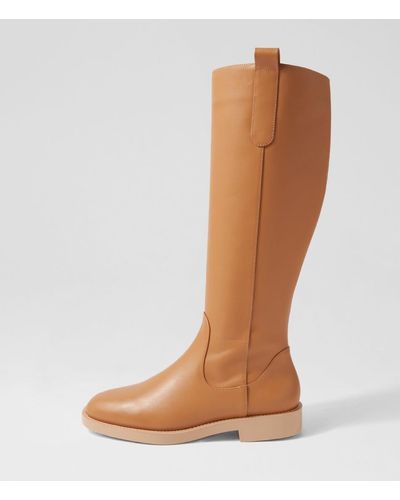 Sol Sana Huntley Tall Ss Leather Boots - Brown