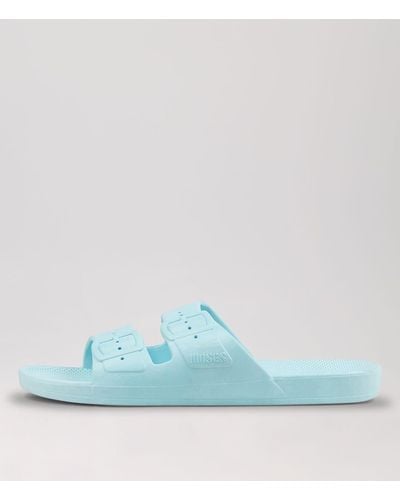 FREEDOM MOSES Slides W Fm Smooth Sandals - Blue