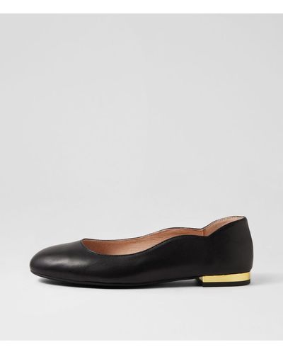 Diana Ferrari Challi Df Black Gold Heel Leather Black Gold Heel Shoes