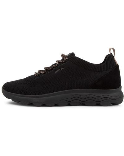 Geox D Spherica A Ge Knit Trainers - Black