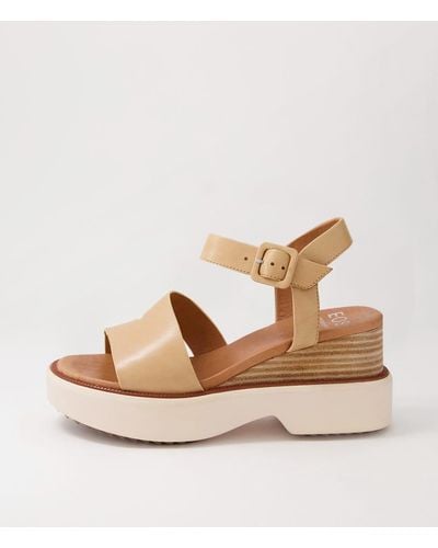 Eos Brooke Eo Leather Sandals - Natural
