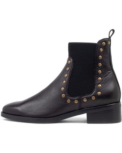 MOLLINI Geeteed Mo Black Black Heel Leather Black Black Heel Boots