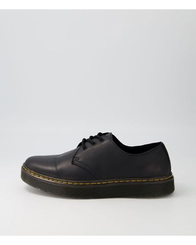 Dr. Martens Thurston 3 Eye Shoe Dm Leather Shoes - Black