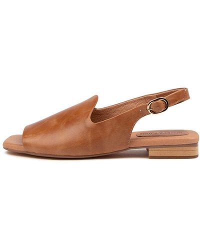 DJANGO & JULIETTE Pippan Dj Leather Sandals - Natural