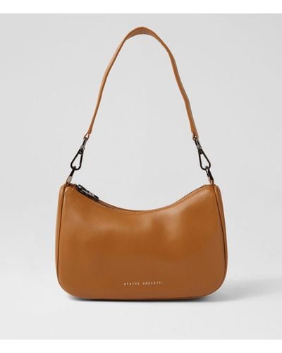 Status Anxiety Look Both Ways Ax Leather Bags - Brown