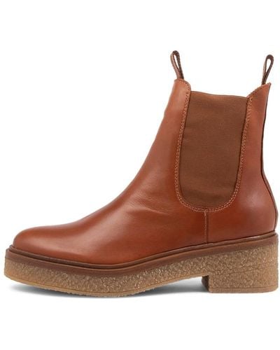 Eos Freya Eo Leather Boots - Brown