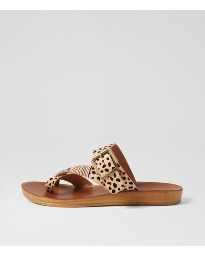 I LOVE BILLY Kitox2 Il Microsuede Sandals - Brown