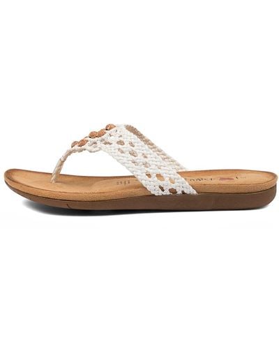 I LOVE BILLY Fordy Il Multi Sandals - White