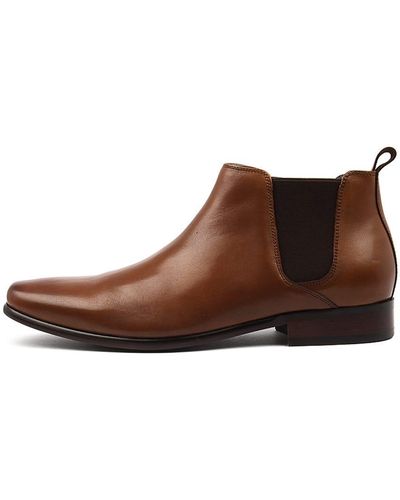 Julius Marlow Kick Leather Boots - Brown