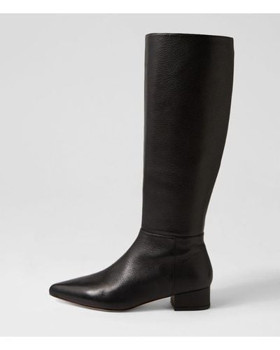 MOLLINI Theboot Mo Leather Boots - Black