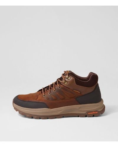 Skechers 204699 Zeller Bazemore Sk Leather Boots - Brown