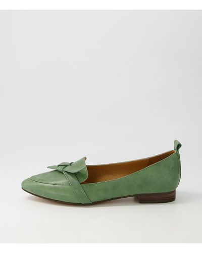 Diana Ferrari Delisa Df Leather Shoes - Green
