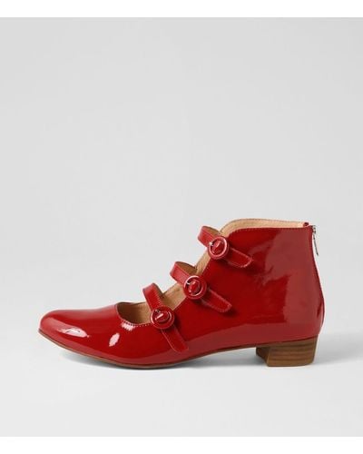 DJANGO & JULIETTE Eppic Dj Patent Leather Shoes - Red