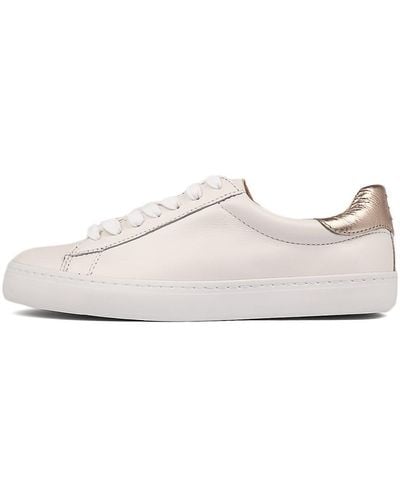 MOLLINI Session White Rose Gold Leather White Rose Gold Trainers