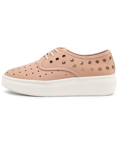 Rollie Derby City Circle Rl Leather Trainers - Pink