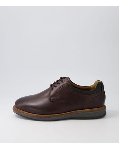 Florsheim Scarsdale Plain Fl Crazyhorse Leather Shoes - Brown