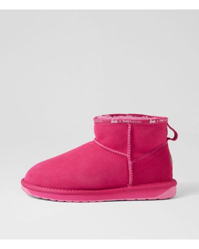 EMU W12898 Barbie Stinger Em Sheepskin Boots - Pink