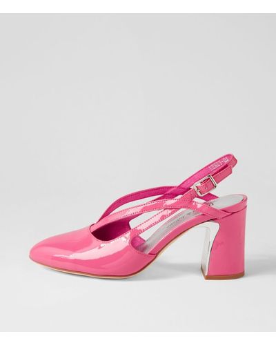 DJANGO & JULIETTE Kenzy Dj Patent Leather Shoes - Pink