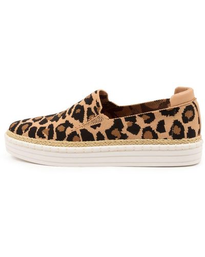 Verali Queen Ve Knit Trainers - Brown