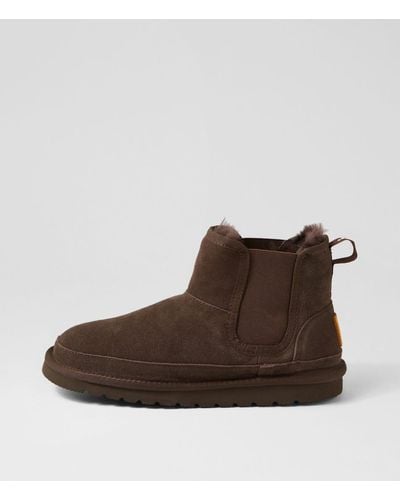 Hush Puppies Saint M Hp Suede Boots - Brown