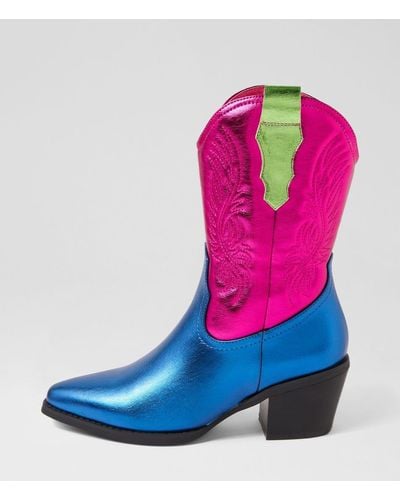 I LOVE BILLY Yeehaw Il Smooth Boots - Pink