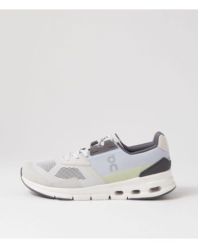 On Shoes Cloudrift W Oo Frost Heather Mesh Frost Heather Trainers - Metallic