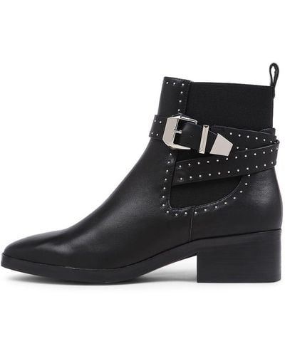 Sol Sana Lennox Boot Ss Leather Boots - Black