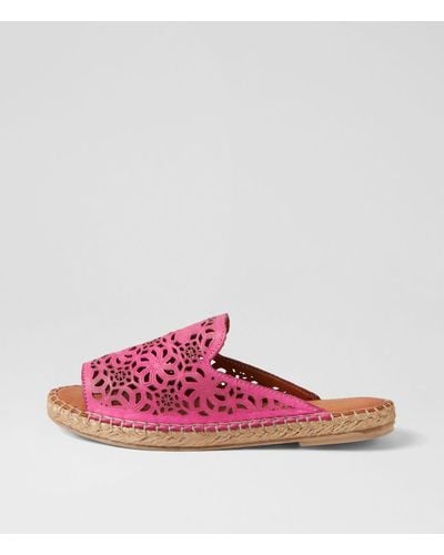 Diana Ferrari Pips Df Leather Sandals - Pink