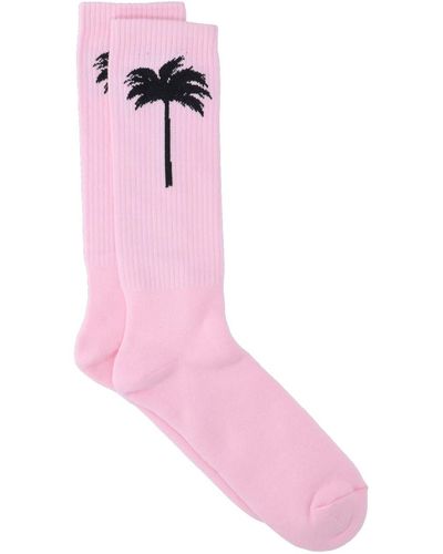 Palm Angels Sports Socks - Pink
