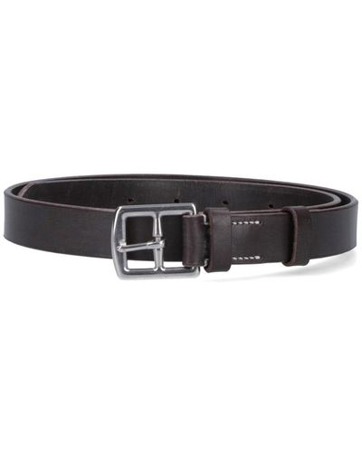 J&M Davidson Studded Belt in Brown for Men | Lyst