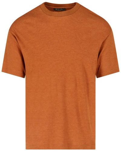Loro Piana T-Shirt "Philion" - Arancione