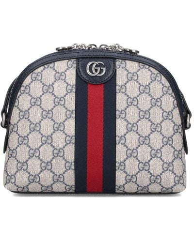 Gucci 'ophidia' Small Shoulder Bag - Red