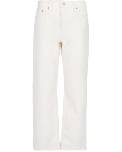 Levi's Strauss "501® 90's" Straight Jeans - White