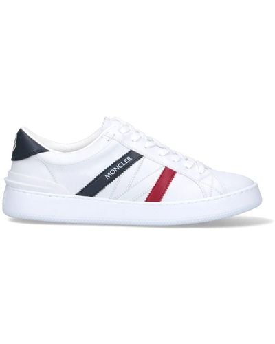Moncler Monaco Tricolour M Sneakers - White