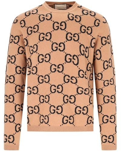 Gucci 'Gg Jacquard' Sweater - White